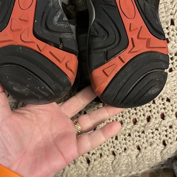 EDDIE BAUER / Tommy gray black fisherman cinch hiking sandals Men’s‎ size 10 - Picture 11 of 17